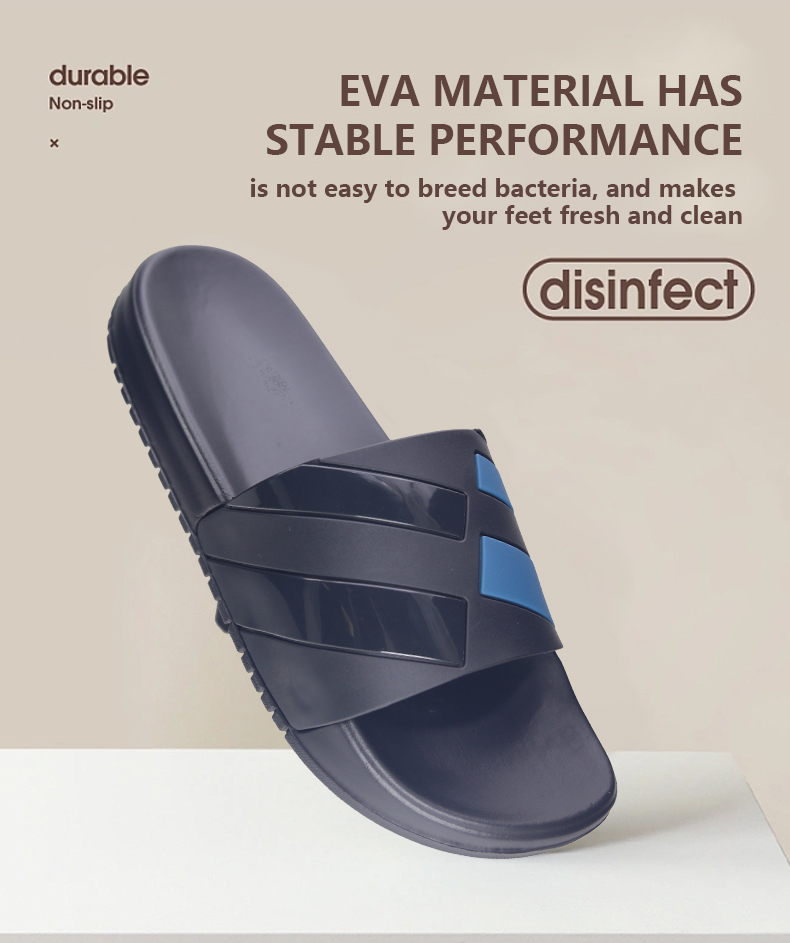 Antibacterial antiskid Twill slippersunisex