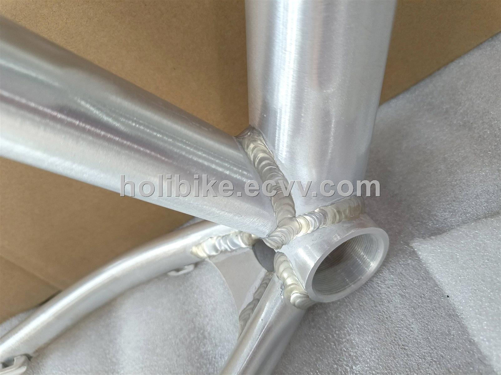 Al6061 bicycle Frame with Barrel Shaft TIG Welding Frame Aluminum Alloy Road Bike Frame