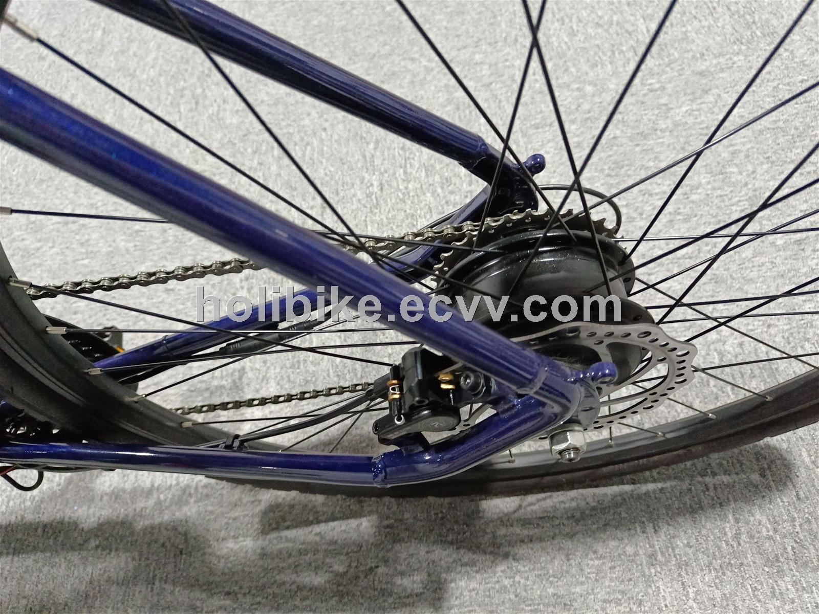 E Bike Aluminum Alloy Gent Mountain Electric Bike 700c Electric Bicycle