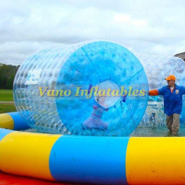 ZorbRamp Water Roller Inflatable Wheel Water Walker Bubble Zorb Rolling Ball WaterRollers