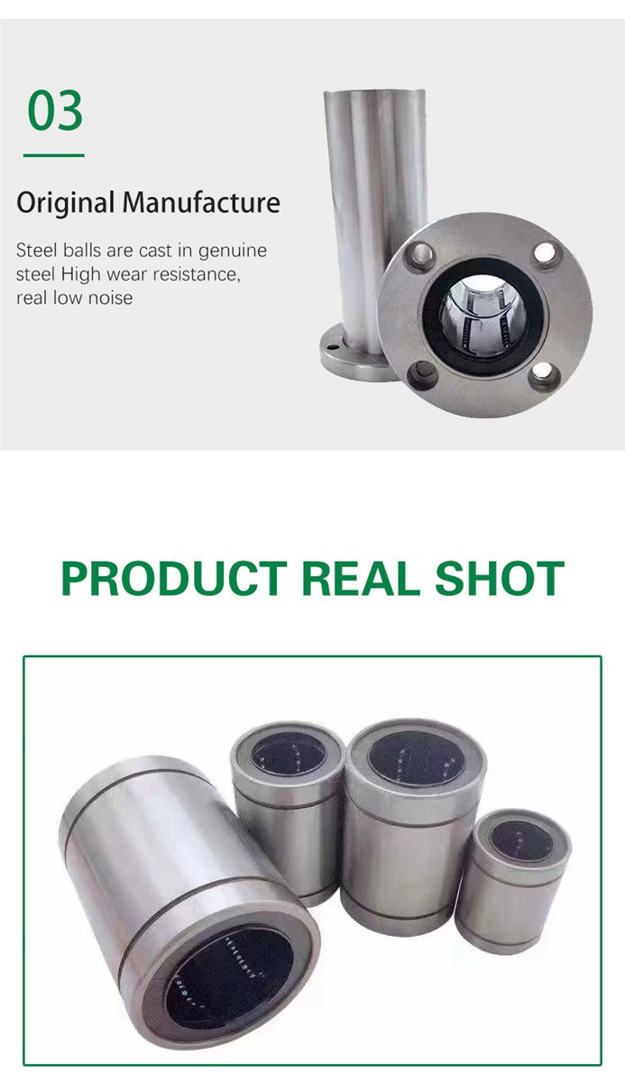 Linear Guide Bearings Linear Bearings Double Cut Edge Oval Flange