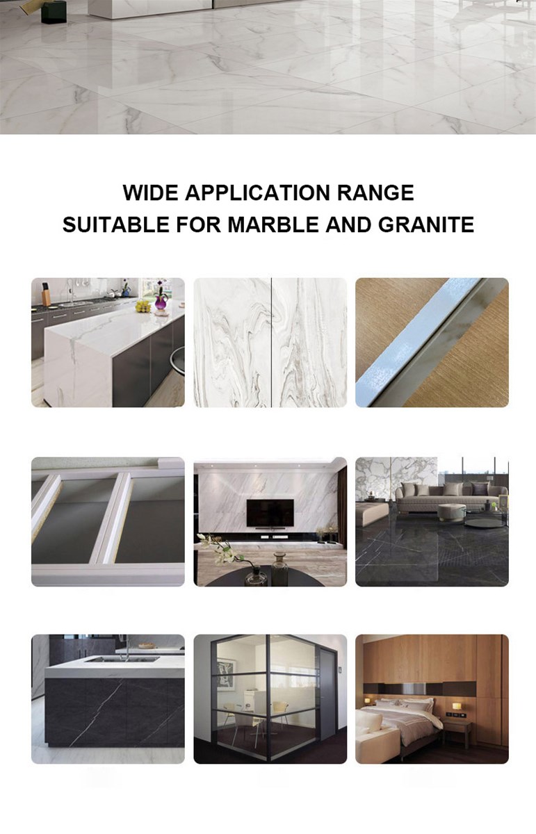 Waterproof glue back marble granite waterproof back mesh