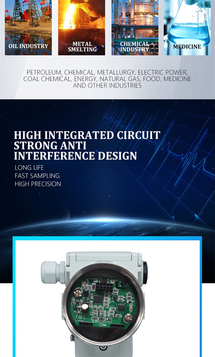High Precision Intelligent Differential Pressure Transmitter