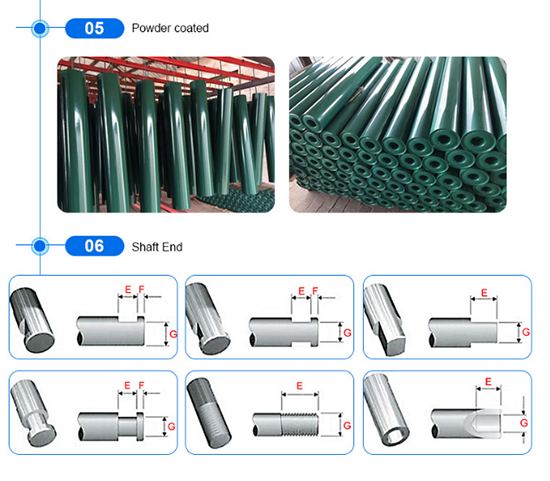 China Custom Belt Conveyor Wing Roller with DINCemaJISASGBT10595ISO Standards