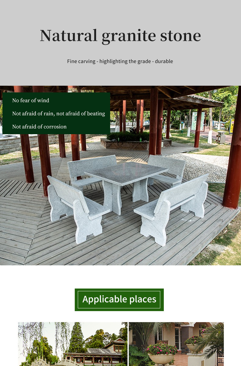 Backrest table and chairs support customization support email contact