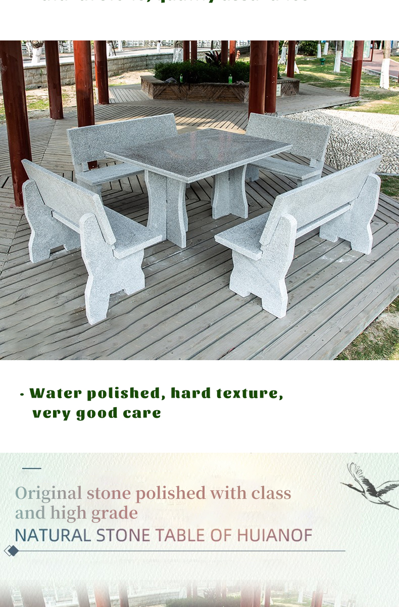 Backrest table and chairs support customization support email contact