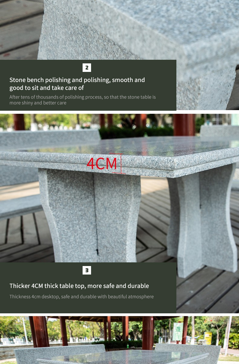 Backrest table and chairs support customization support email contact