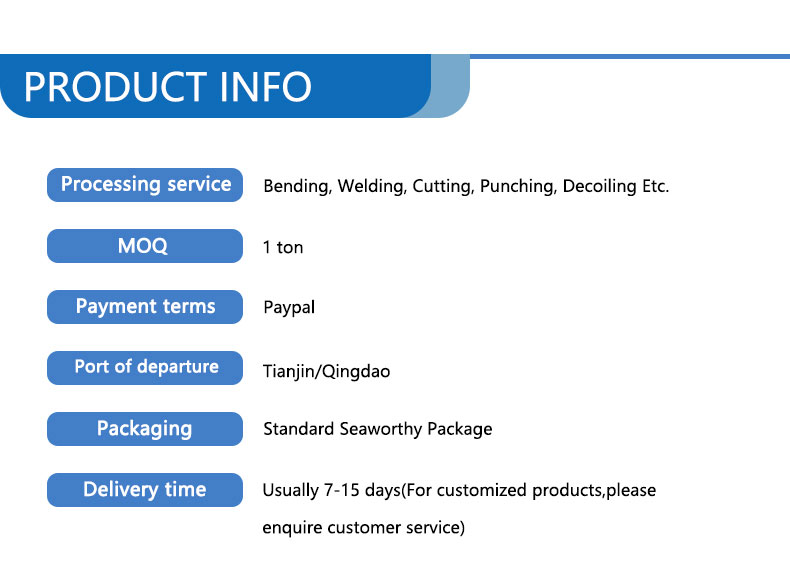 Customized Steel Plate Processing Service Bending Welding Cutting Punching Decoiling Etc