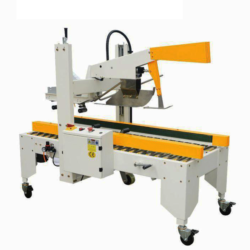 SemiAuto Box Flap Folding Cartons Sealing Packing Manufacturer Automated Equipment Carton Sealer packaging machine