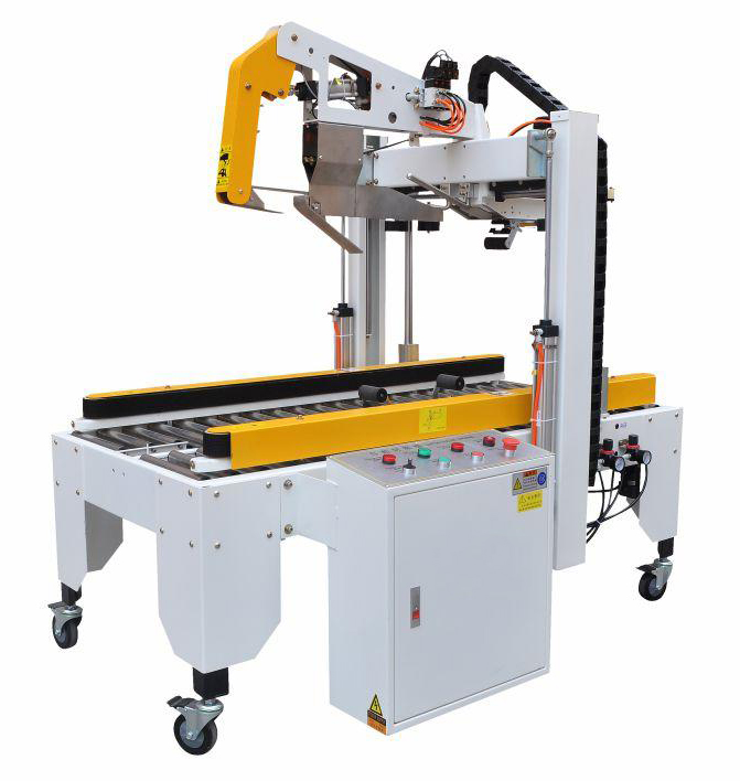 Automatic Flap Folding Taping Machine Carton Sealer Tape Sealing Packing