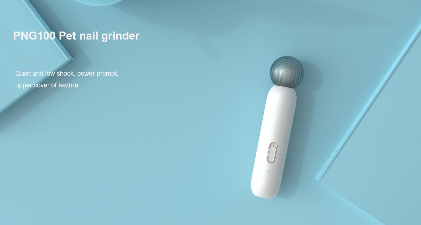 Pet nail grinder Professional 2 Speed Dog Nail Trimmers with Low Noise USB Rechargeable Pet Nail Grin