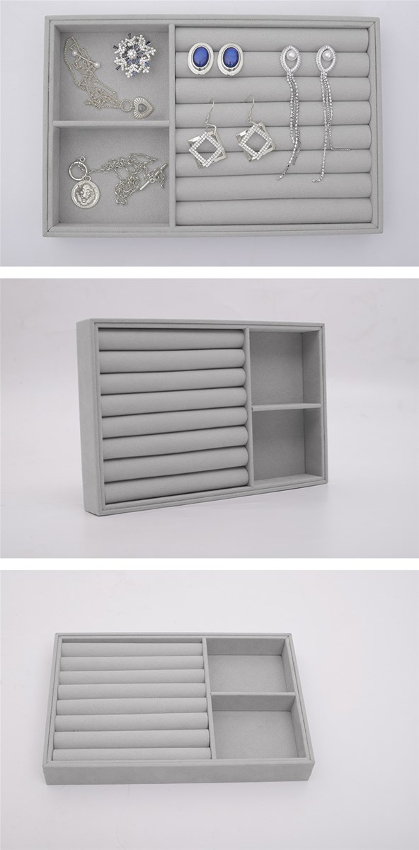European and American style portable jewelry box clamshell simple earrings earrings ring storage cosmetics accessories s