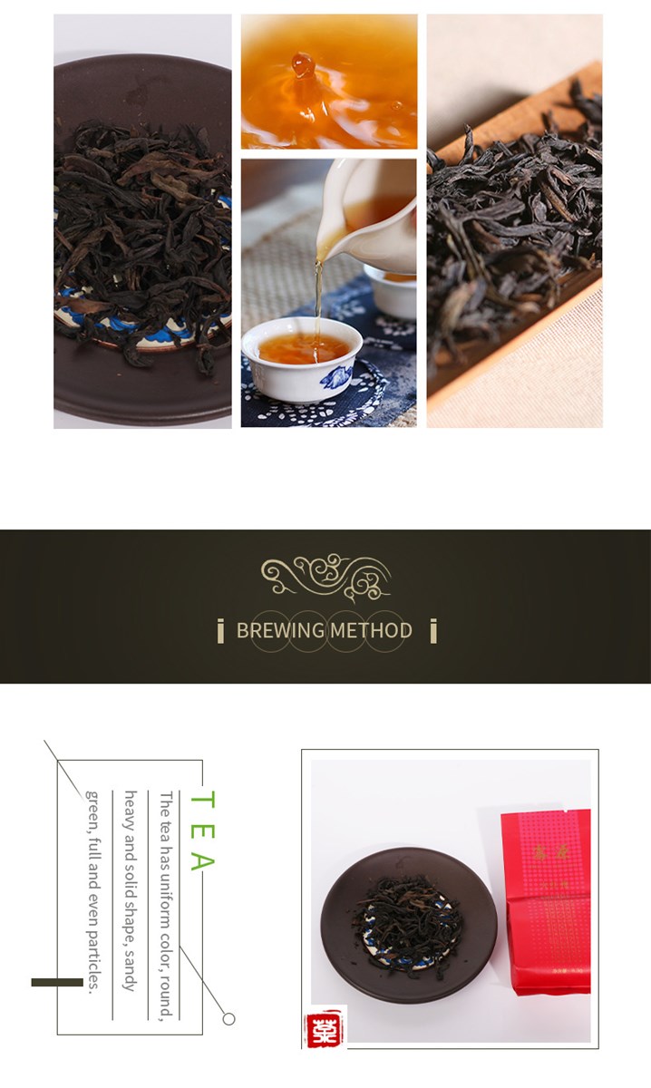 dahongpao tea Please email for details about the package