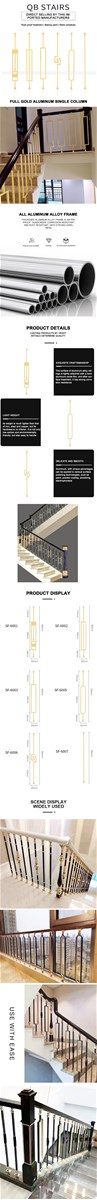 1 All gold aluminum single column for details please contact us by email wholesale