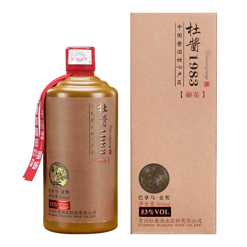Du sauce secret 1983 Laojiao mellow aged grain liquor wheat grain wine Guizhou liquor