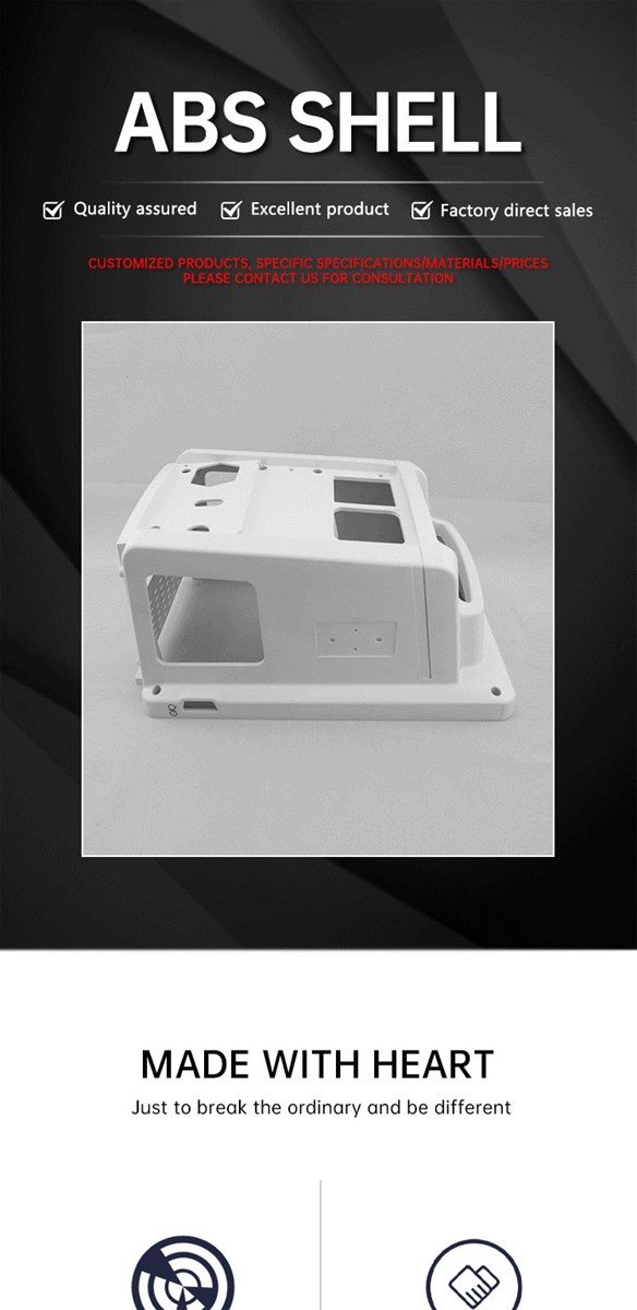 ABS housing can be customized by selecting materials