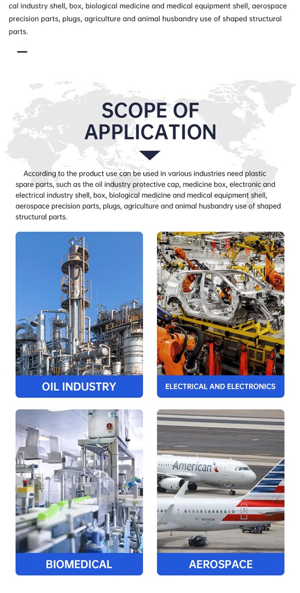 PA6 structural parts can be customized by selecting materials