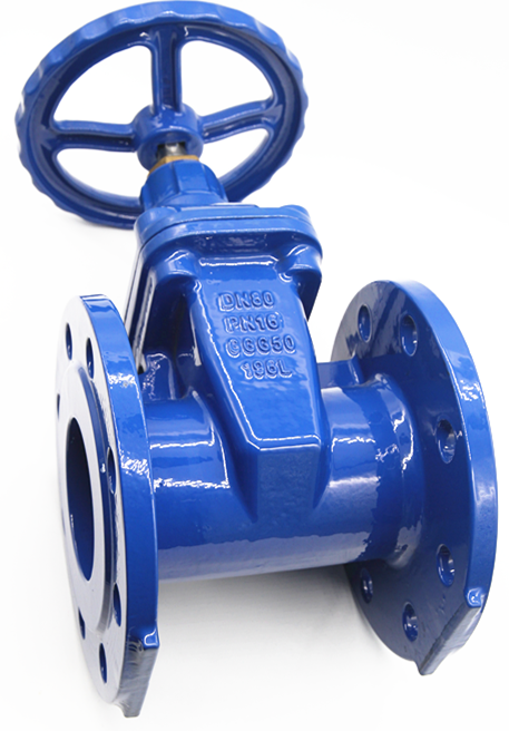 Light type resilient gate valve