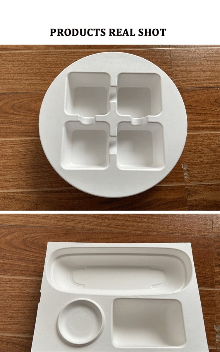 White Paper Tray Pulp Can Be Customized All Kinds of Food Milk Tea Base Details Please Contact Us