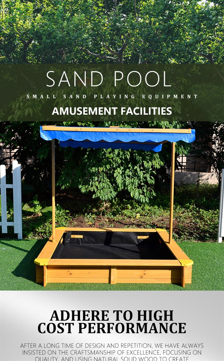 Outdoor children with shed sandpit pool sandpit baby household indoor small sand playing equipment 1