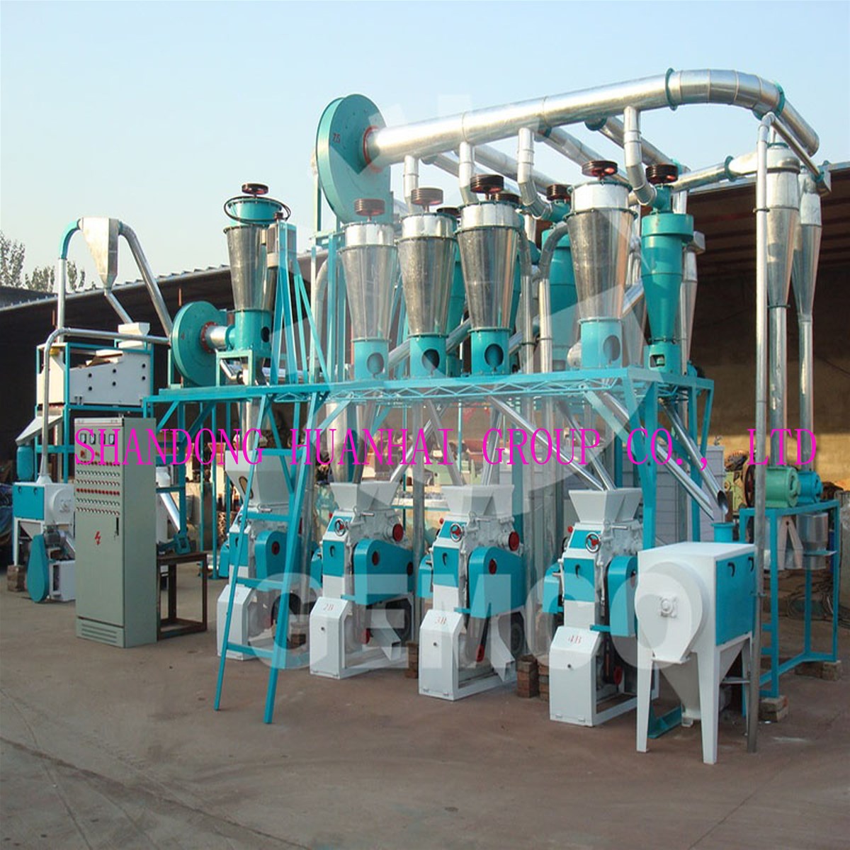 20TPD 50TPD 80TPD 100TPD 200TPD complete flour mill