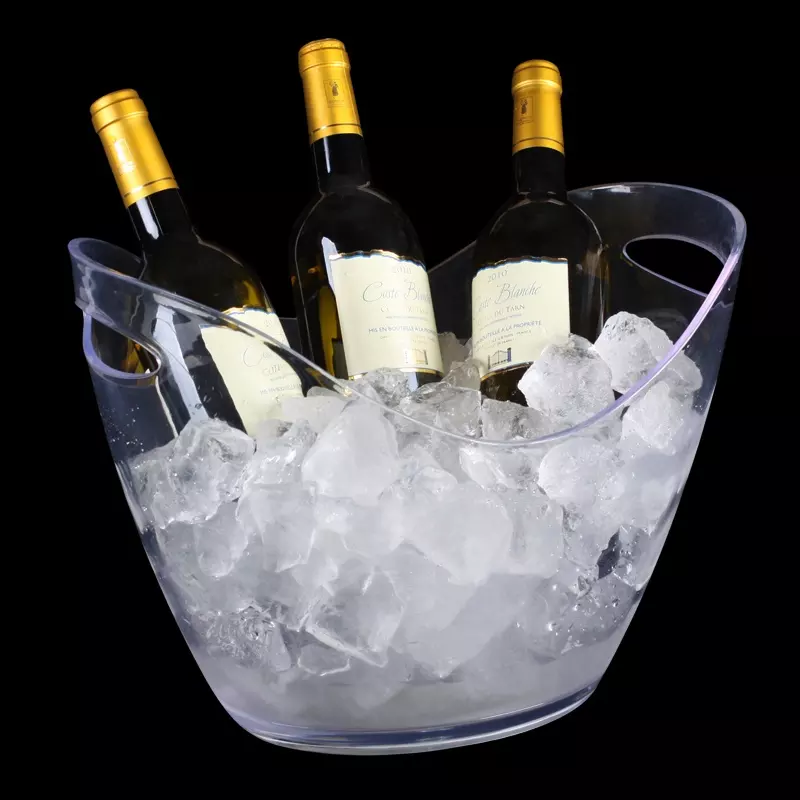 Cheap Price 35L Clear Plastic Bucket Nightclub Wine Beer Cool Ice Bucket