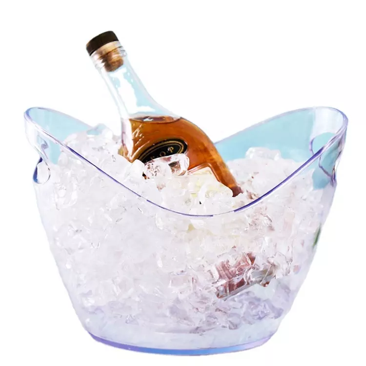 Cheap Price 35L Clear Plastic Bucket Nightclub Wine Beer Cool Ice Bucket