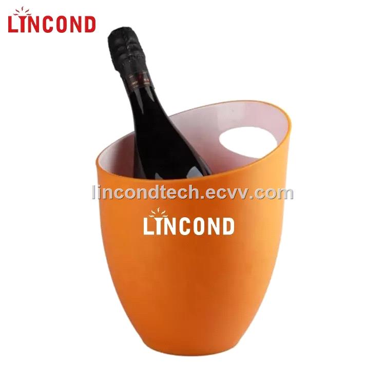 Cheap Price Round Shape Beer Cooler Plastic Wine Whiskey Mini Ice Bucket