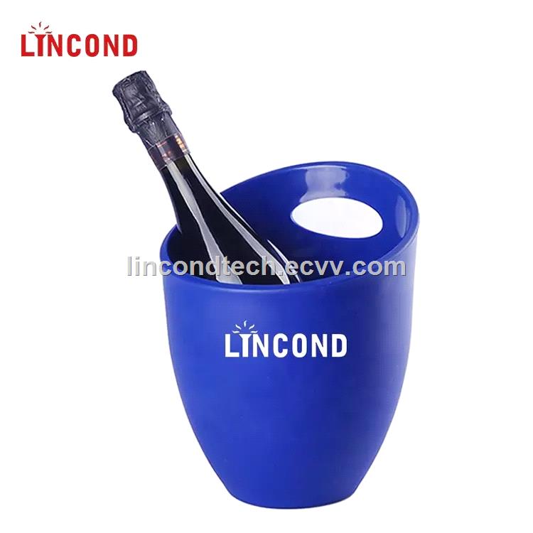 Cheap Price Round Shape Beer Cooler Plastic Wine Whiskey Mini Ice Bucket