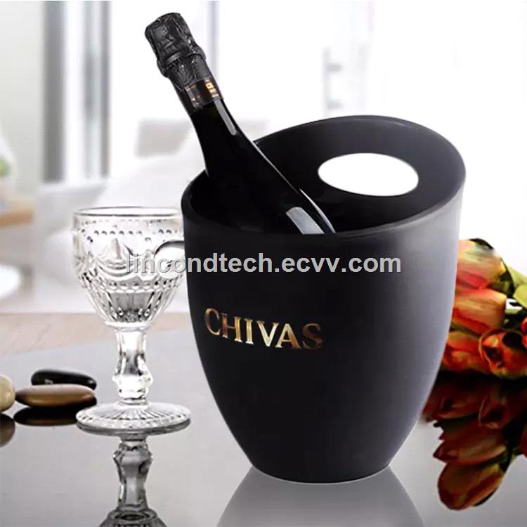 Cheap Price Round Shape Beer Cooler Plastic Wine Whiskey Mini Ice Bucket