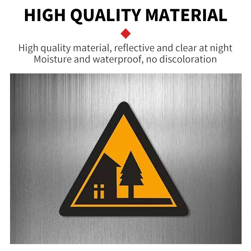 Road signage Aluminum plate reflective film support customization