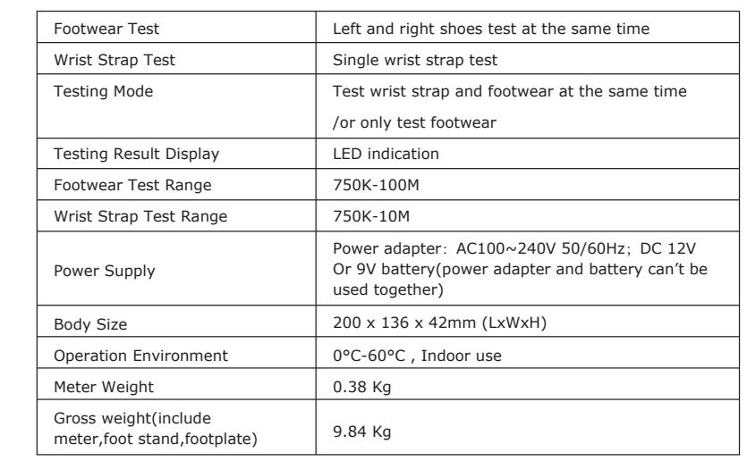 Dual FootwearWrist Strap Tester0016506