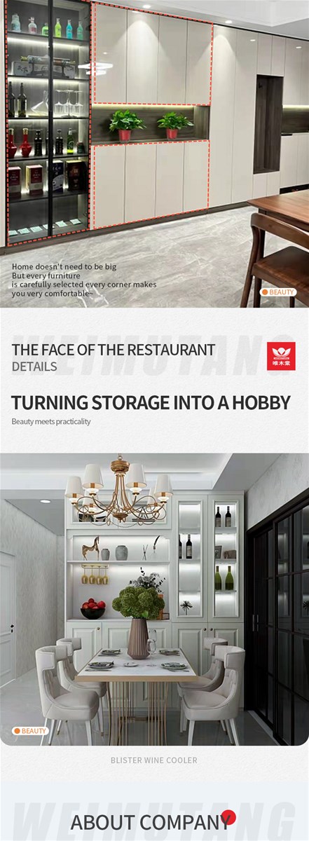WEIMUTANGCustom cabinetry overall living room bar decoration custom shoe cabinet sideboard