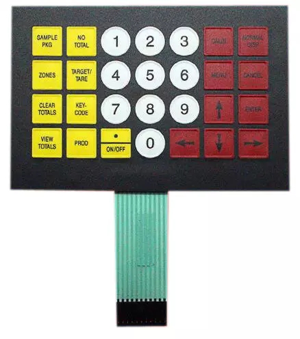 Waterproof Polyester Membrane Keypad Switch