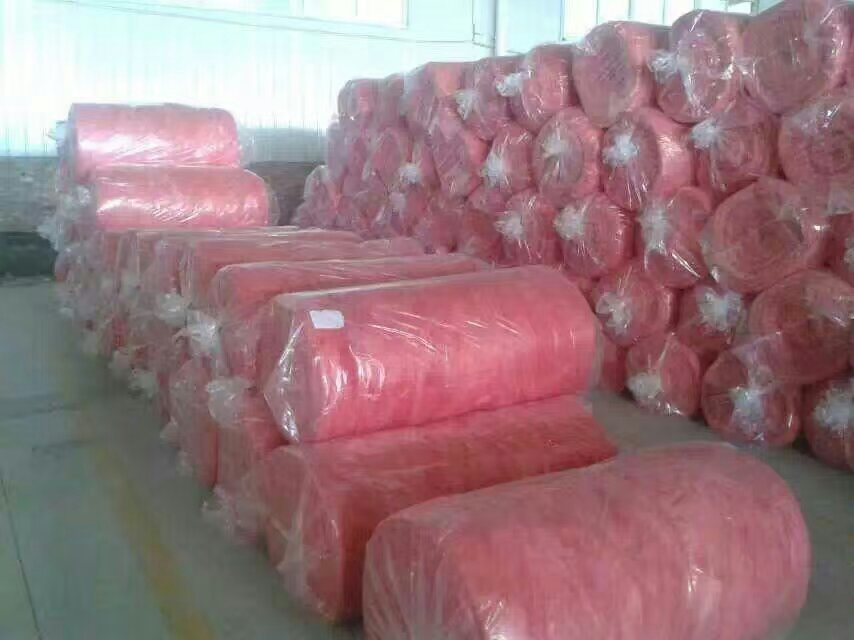 high quality colorful fiberglass wool insulation pink glass wool blanket