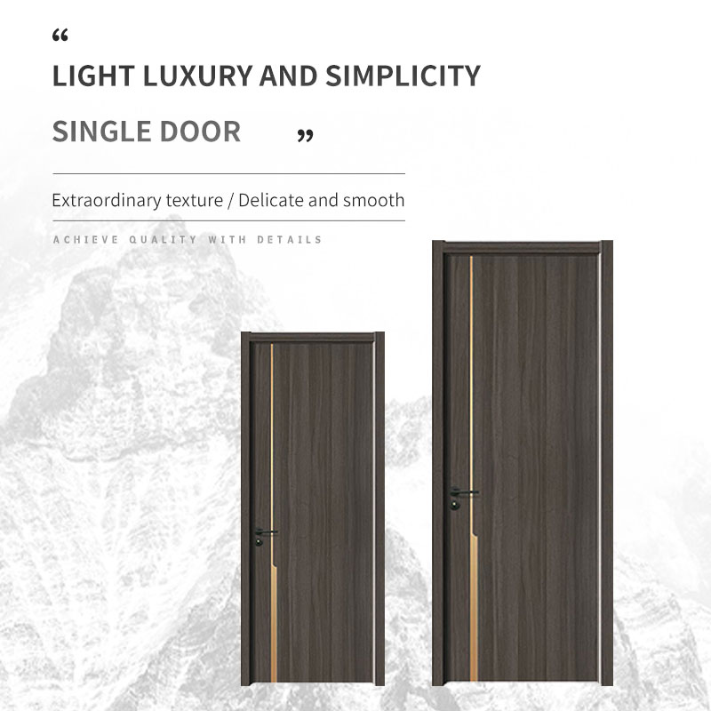 Light luxury minimalist fashion style single door HD010