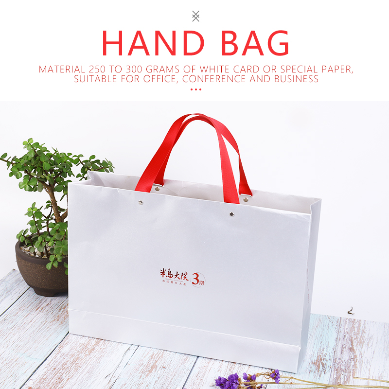 Paper packaging tote bag portable reference price can be customized details and offers consult customer service