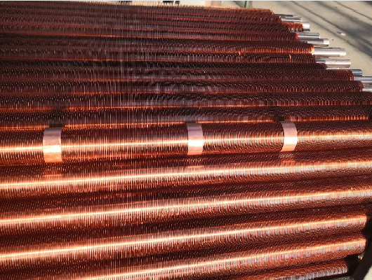 Phosphorus Copper Brazed Fin Tube Brazed Copper Finned Tube