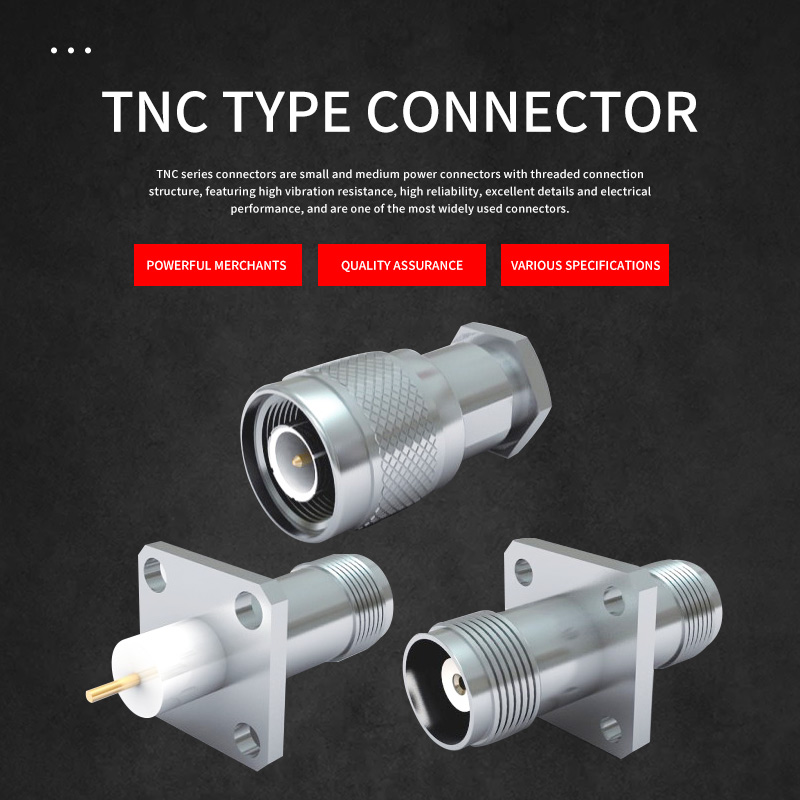 TNC type connectors are designed for noise that can be generated under severe vibration