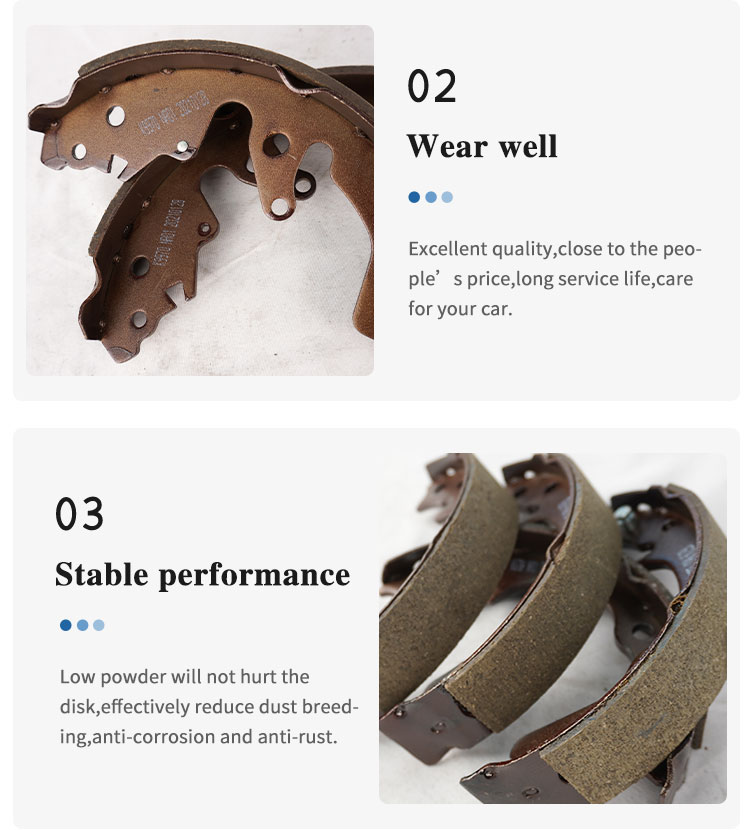 Brake shoe manufacturers direct quality assurance is safe and reliable