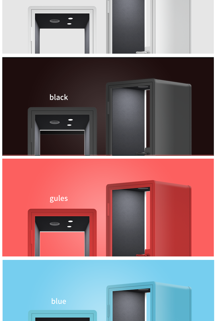 Professional office soundproof phone booth office pod meeting booth