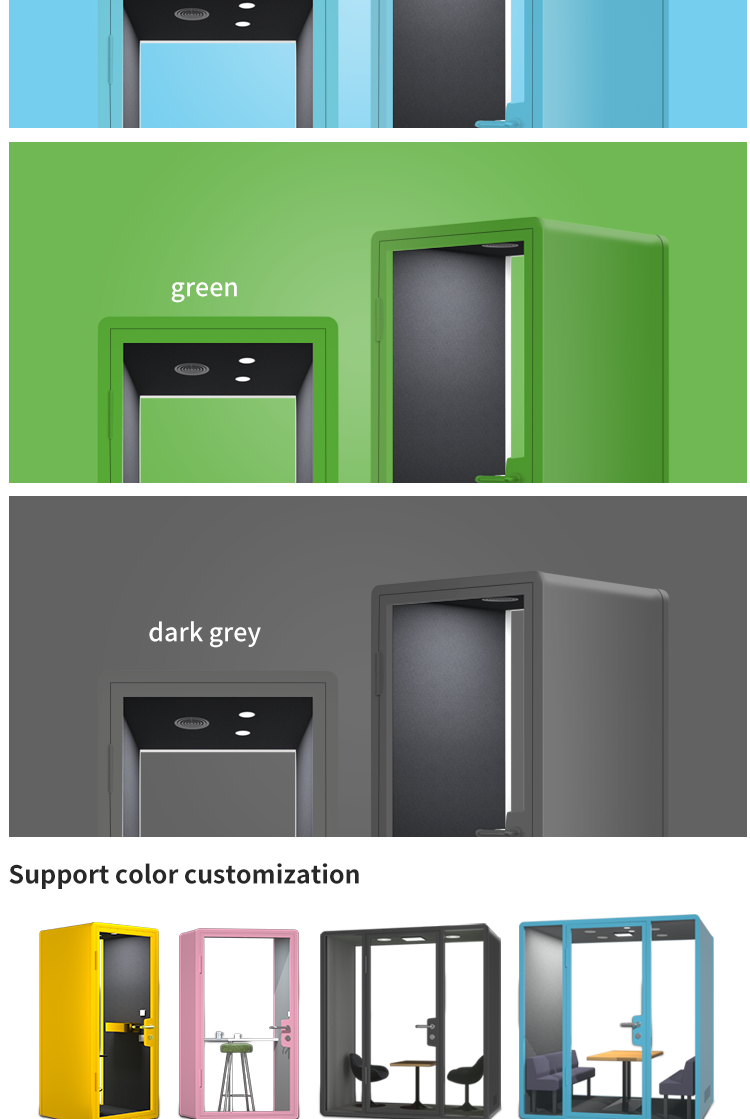 Professional office soundproof phone booth office pod meeting booth