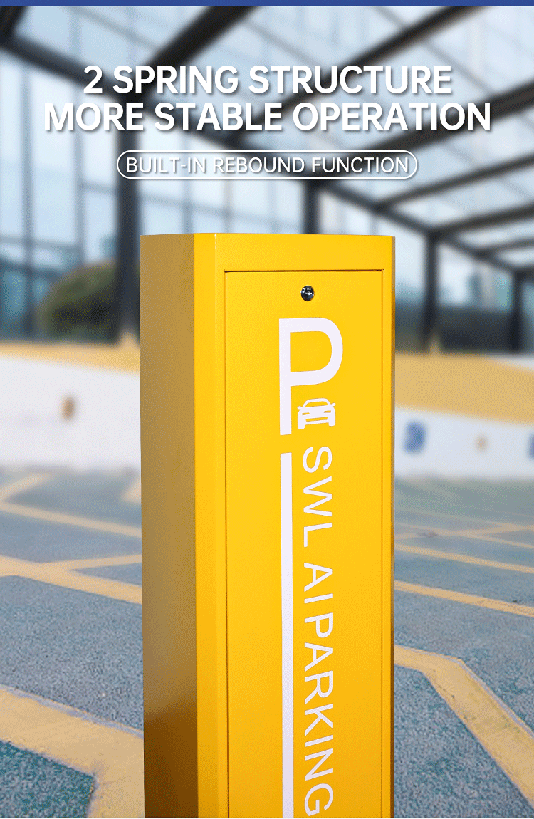 Advertising gate Community parking lot management barrier gate 02
