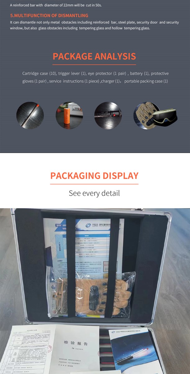 Nonelectric cutting torchspecial demolition toolportable dismantling tool