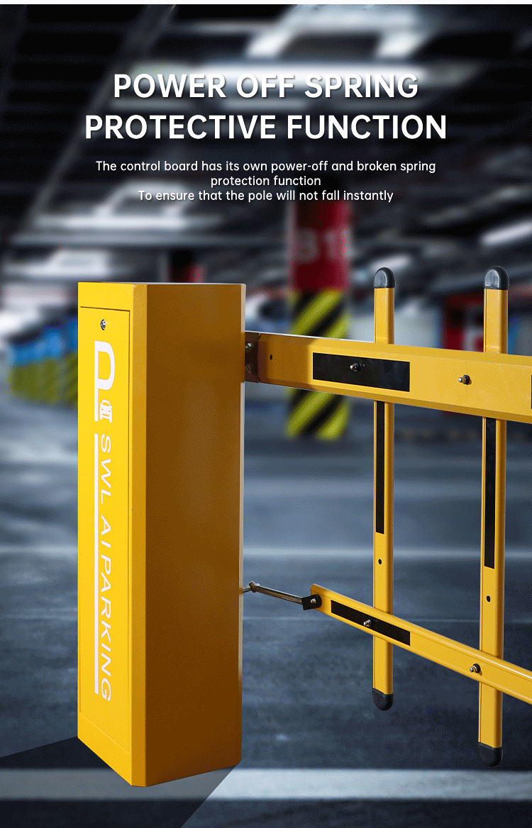 Advertising gate Community parking lot management barrier gate 02