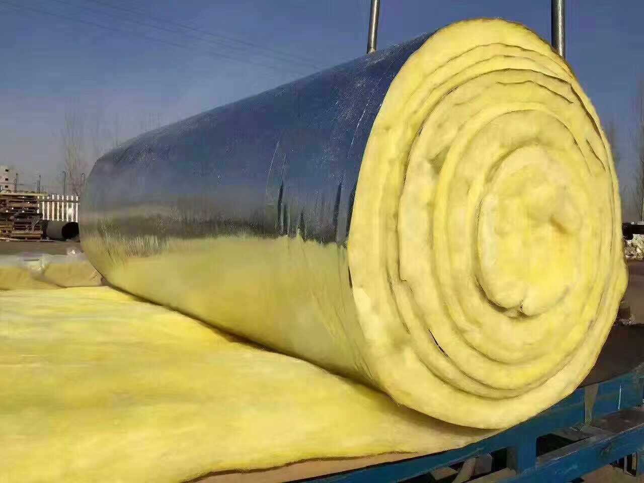 wholesale glass wool insulation blanket 12K 50mm thickness glass wool with aluminium foil