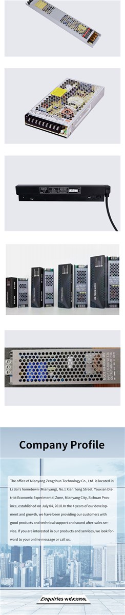 Power supply for industrial automation control LED lighting etc Power 100W200W300W400W Please consult for details