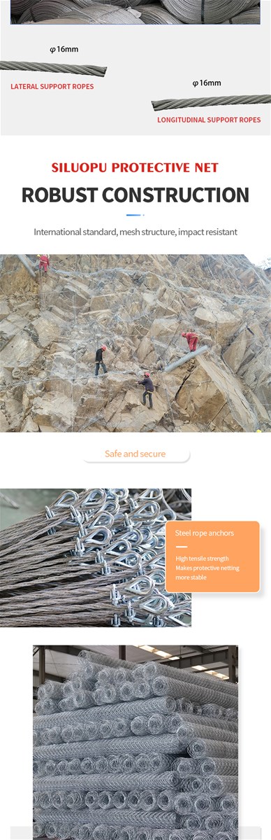 SILUOPUActive protective net active slope protection net customized model please contact customer service in advance