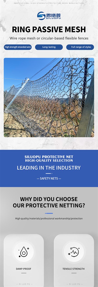 SILUOPU Ring passive net passive protective net customized model please contact customer service in advance