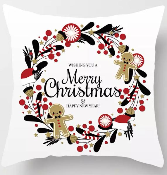 NEW Design Decorative Merry Christmas Cushion Cover